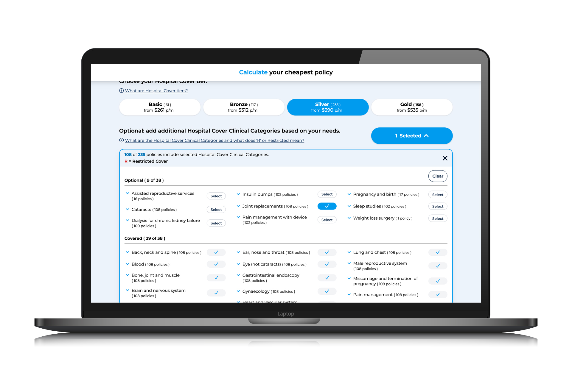 How to use our Calculator to find the right health insurance